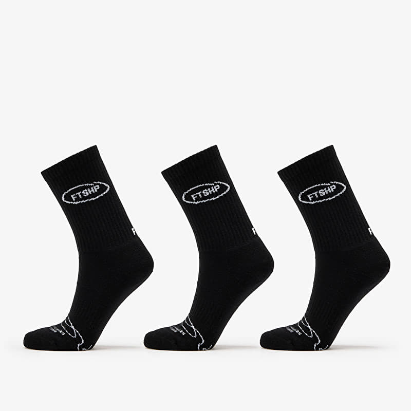 Sokker Footshop Basic Crew Socks 3-Pack Black
