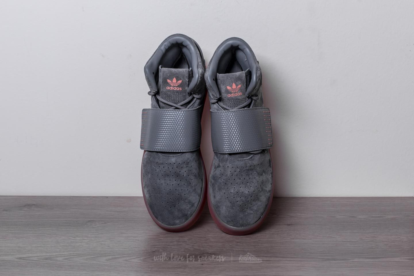 Adidas tubular top invader strap pink