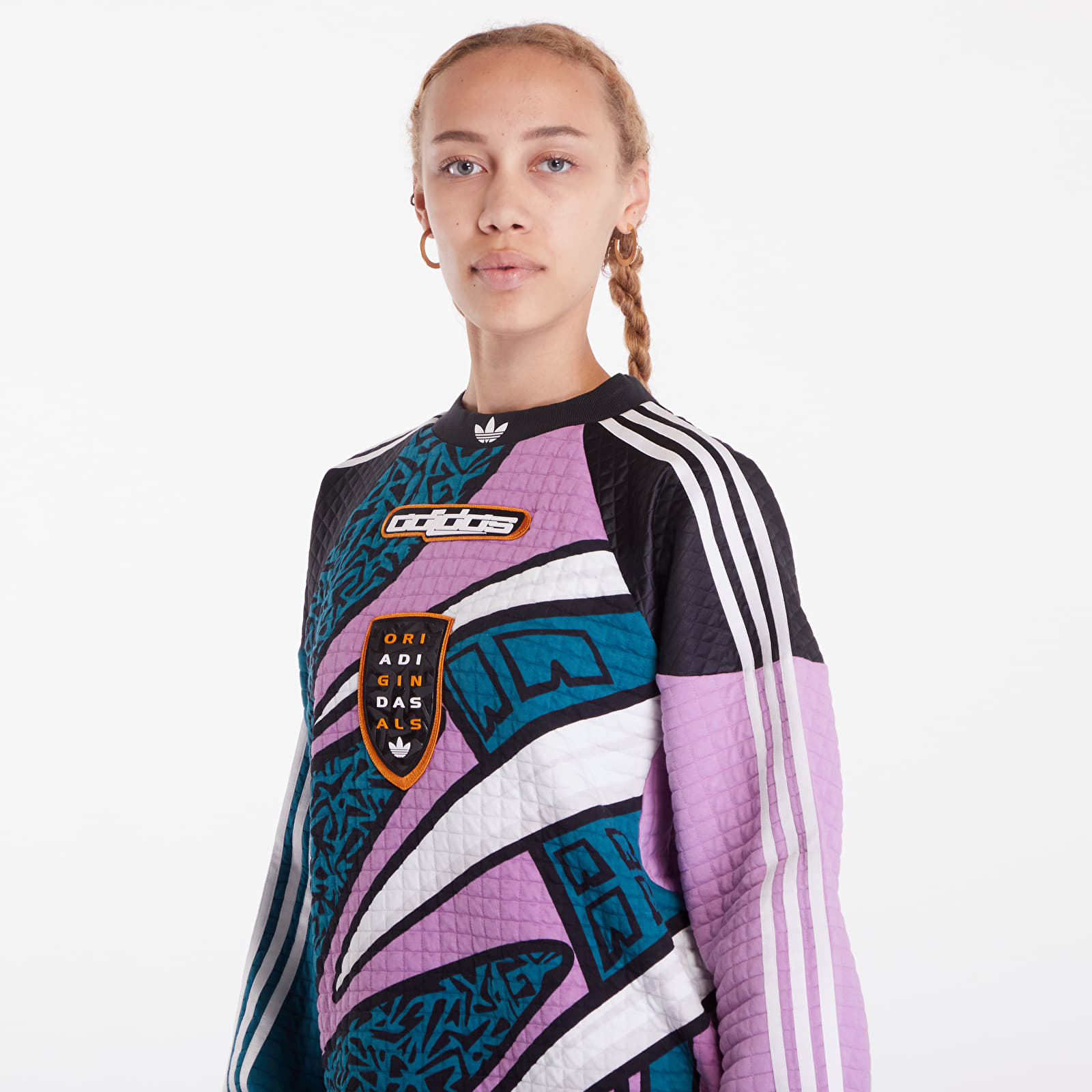 Adidas sweatshirt multicolor discount