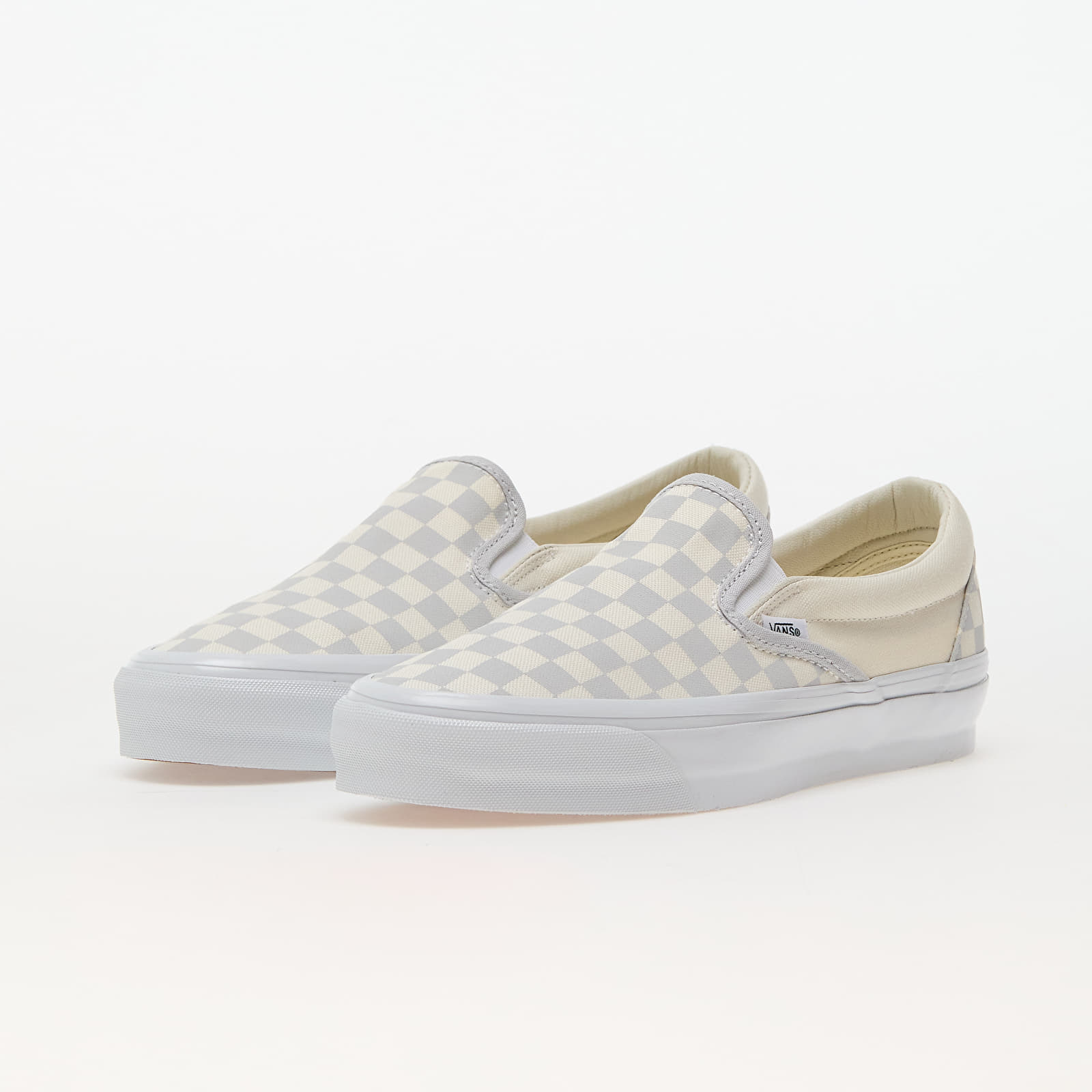 Pánské tenisky a boty Vans LX Slip-On Reissue 98 LX Checkerboard Lunar Rock