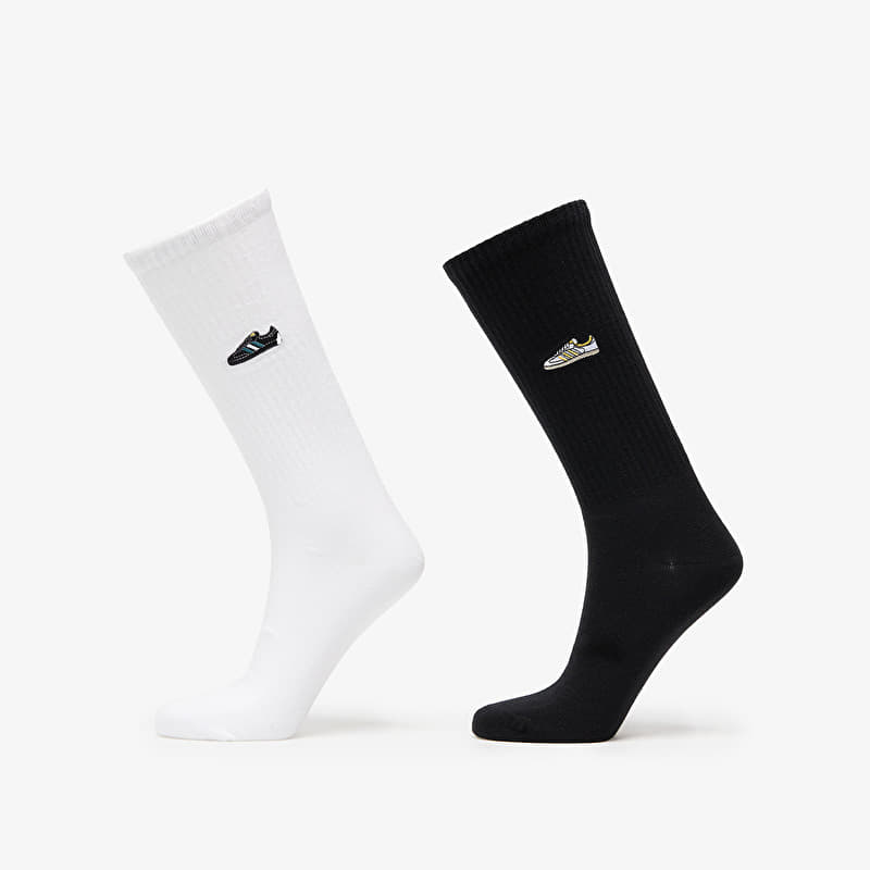 Socken adidas Samba Crew 2-Pack White/ Black