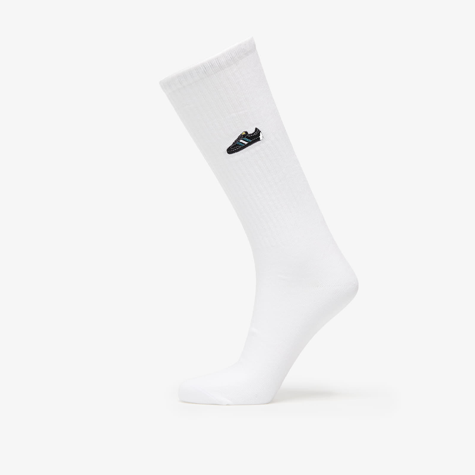 Pánske ponožky adidas Samba Crew 2-Pack White/ Black