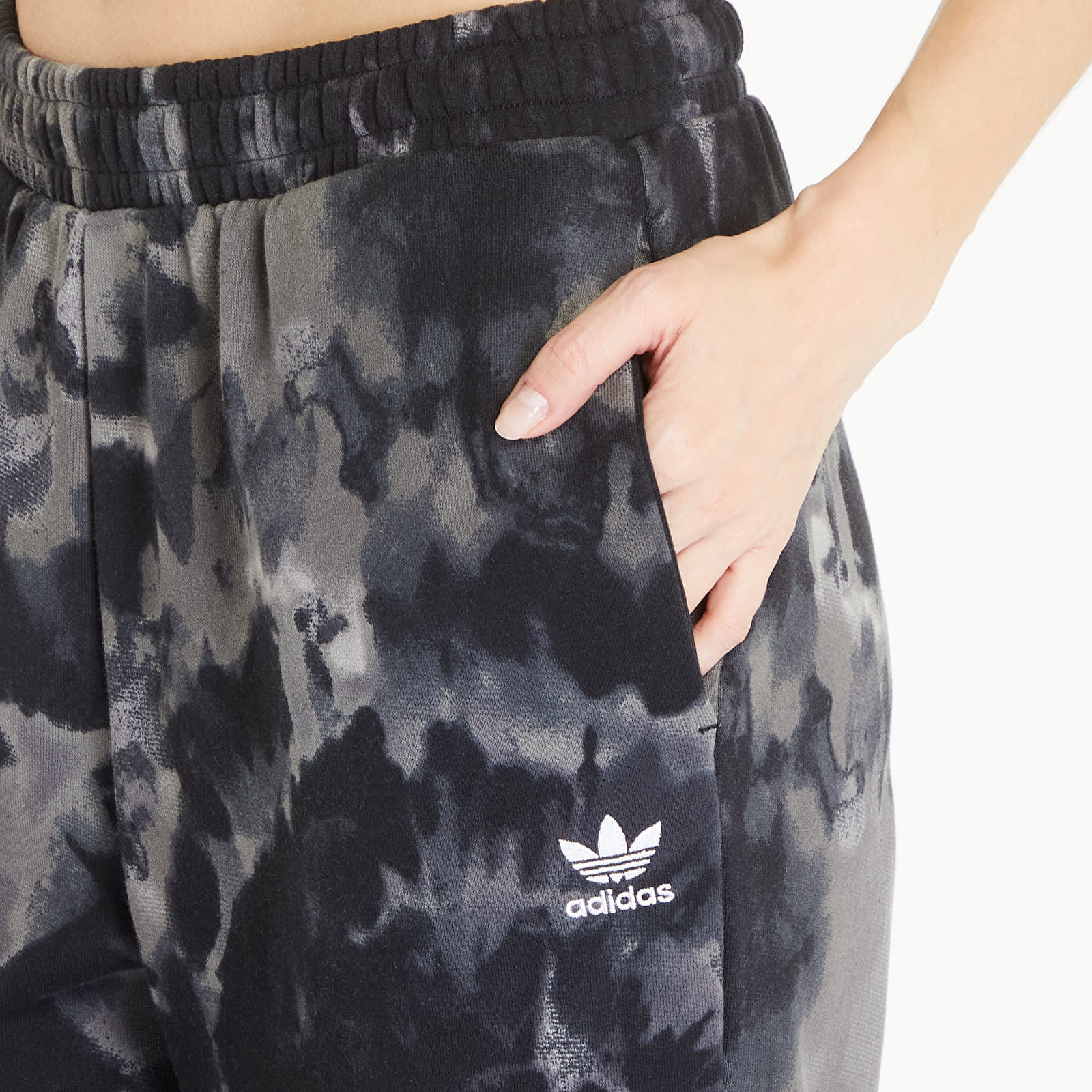 Pantaloni adidas Tie-Dyed Sweatpant Black/ Multicolor - 1 | YEO