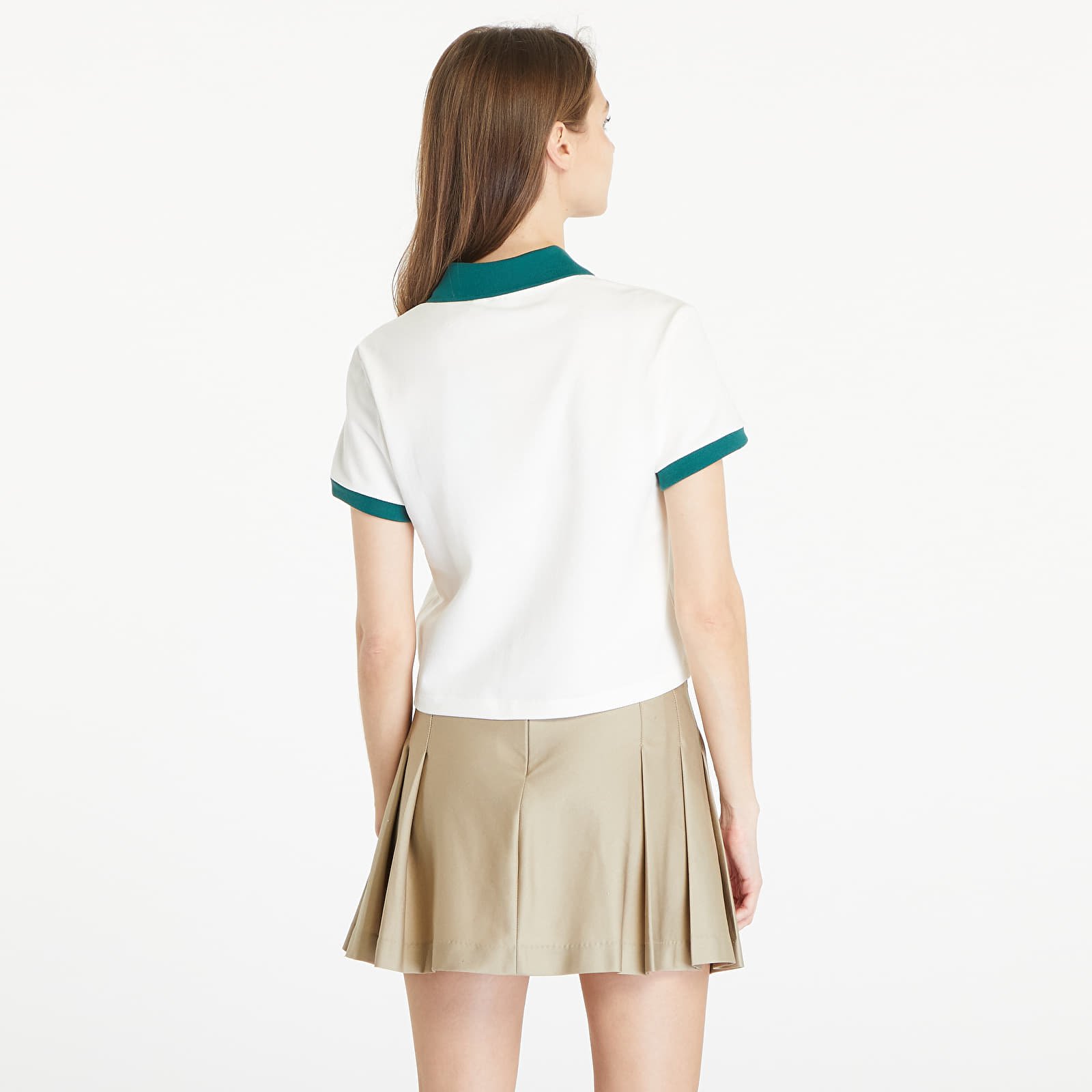 Marškinėliai adidas '80S Slim Polo T-Shirt Off White