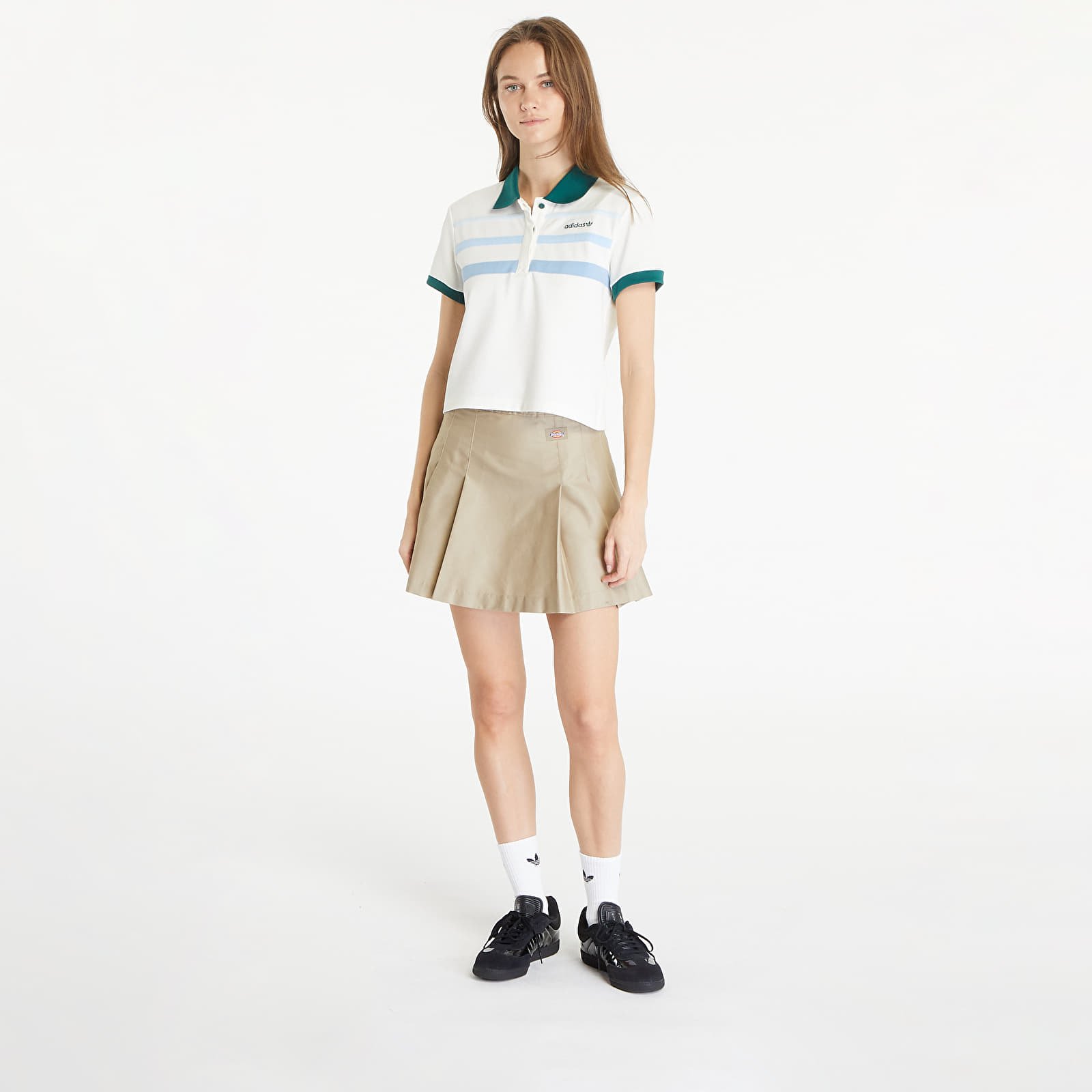 Marškinėliai adidas '80S Slim Polo T-Shirt Off White