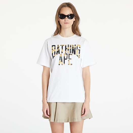 T-shirt A BATHING APE 1St Camo Nyc Logo Tee White