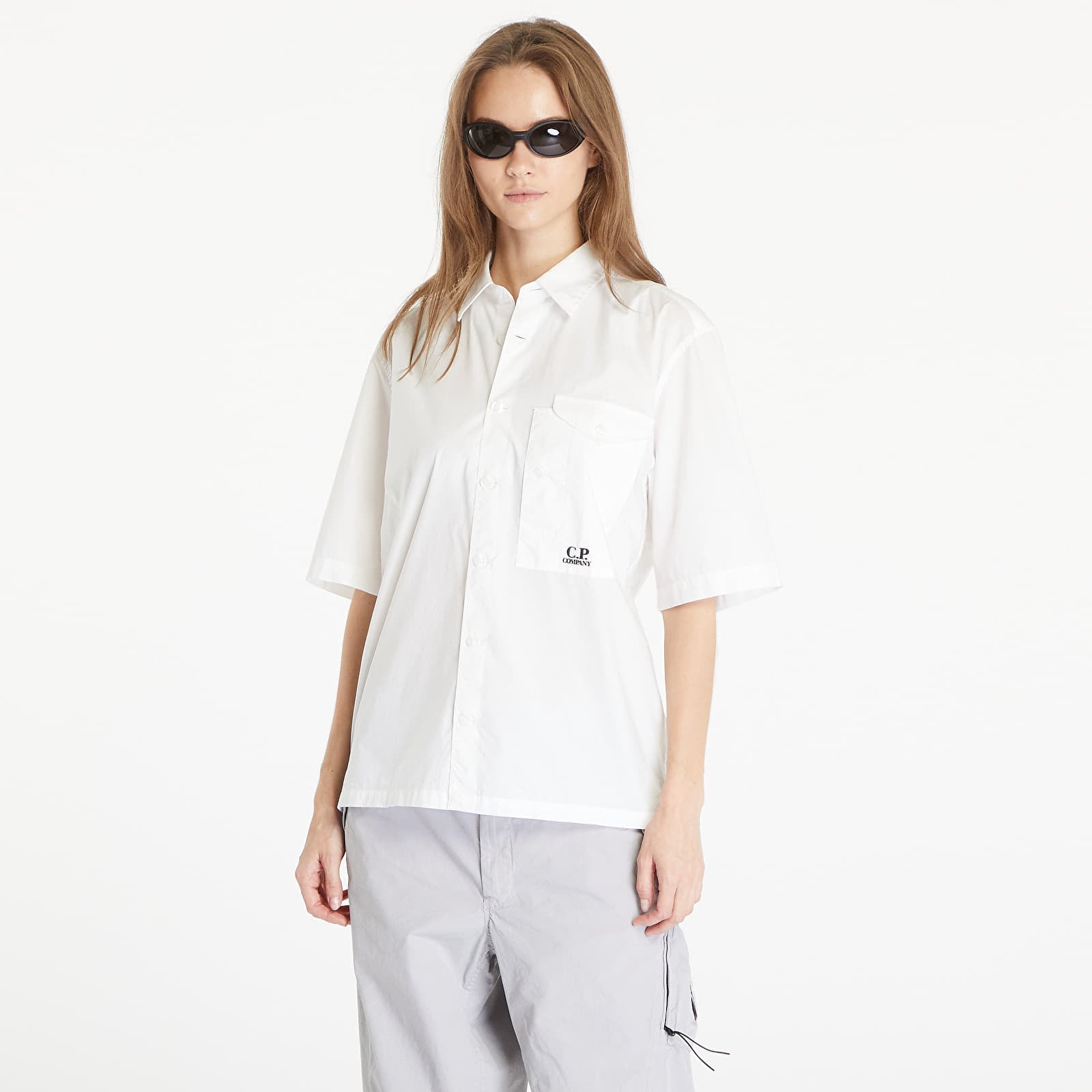 Shirts C.P. Company Short Sleeve Shirt Gauze White