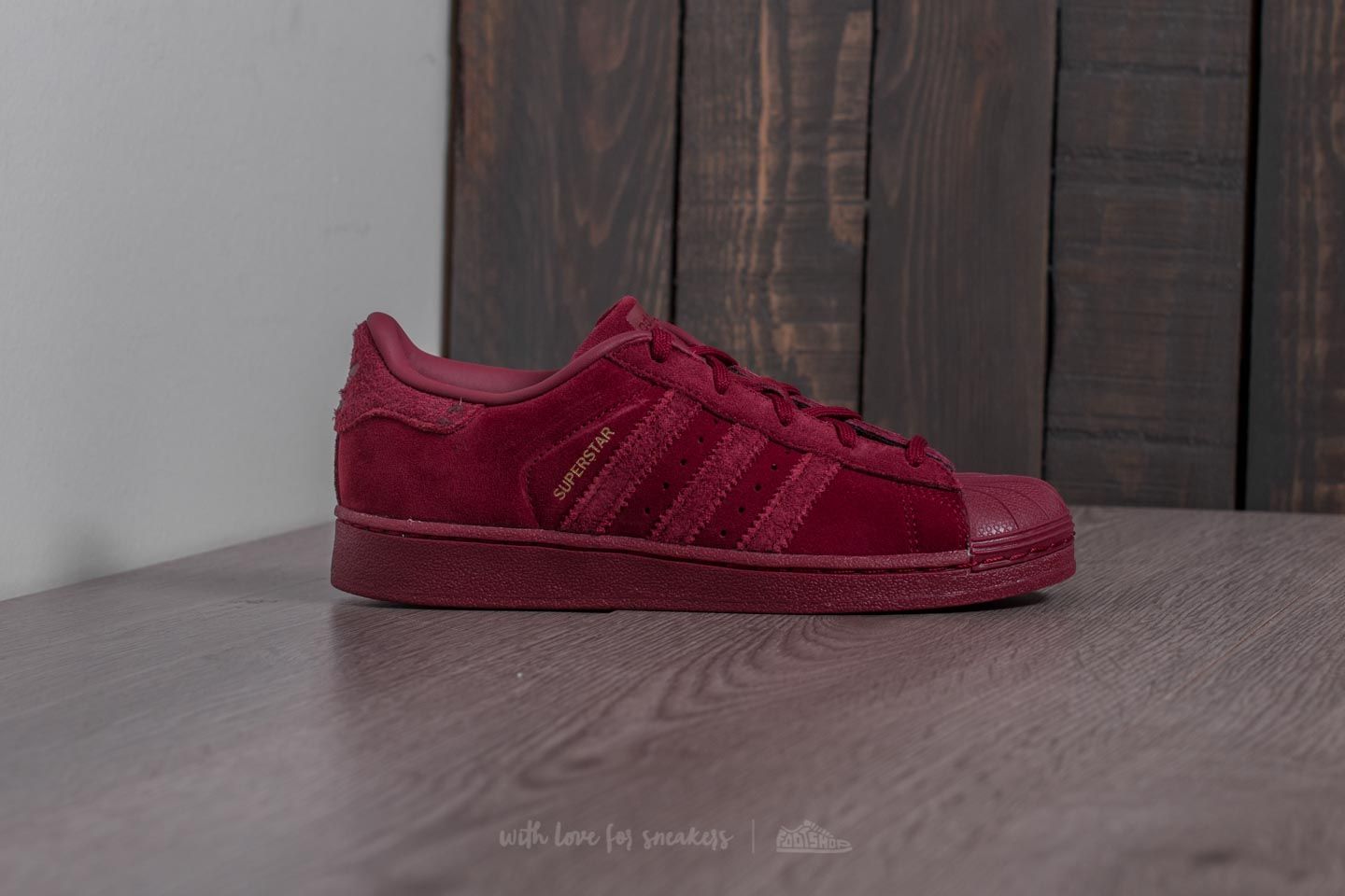 Adidas originals superstar knit burgundy sales