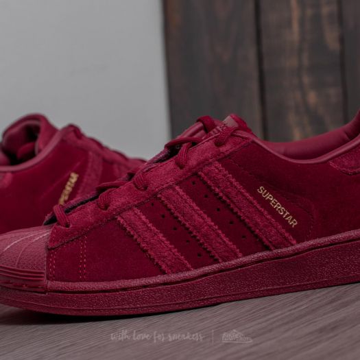 Adidas superstar maroon clearance
