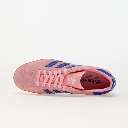 Adidas gazelle pink and blue best sale