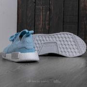 Adidas nmd r1 primeknit ice blue white discount