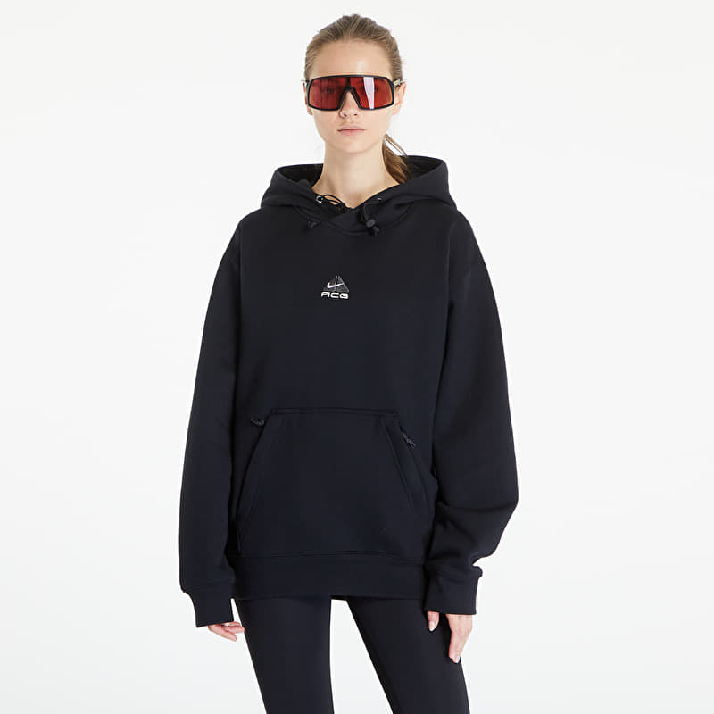 Sweatshirt Nike ACG Therma-FIT Fleece Pullover Hoodie UNISEX Black/ Anthracite/ Summit White