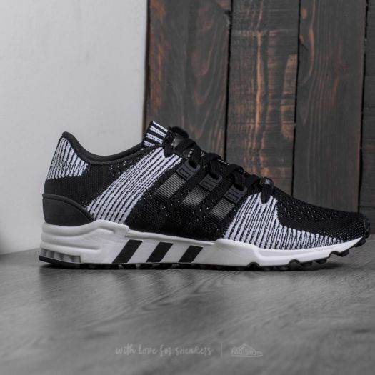 Adidas originals eqt support rf primeknit black/white hot sale