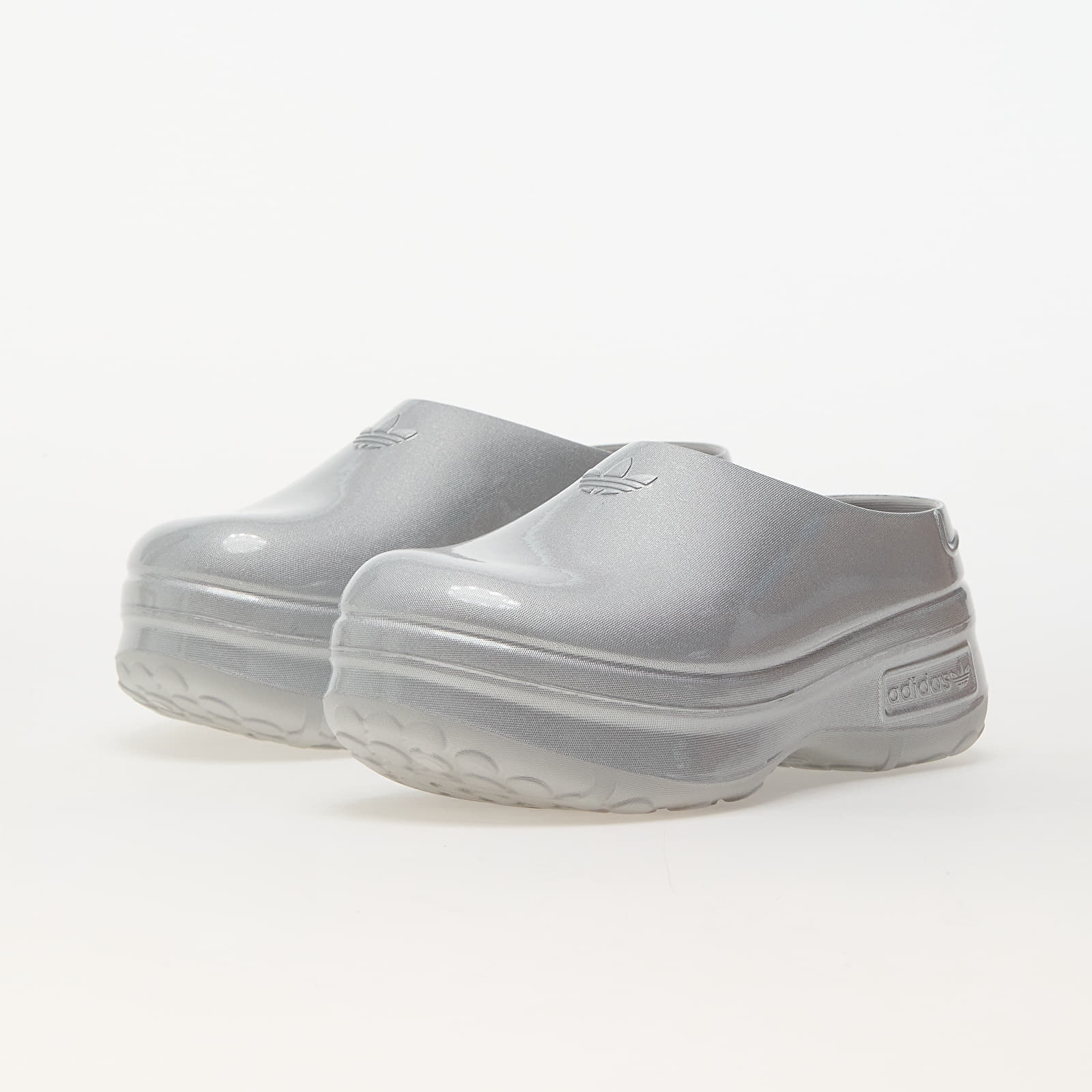 Obuwie adidas x Pabllo Vittar Pride Adifom Stan Mule Silver Metallic/ Lucid Pink/ Core Black