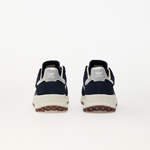 Adidas originals nite jogger trainer in white and blue outlet