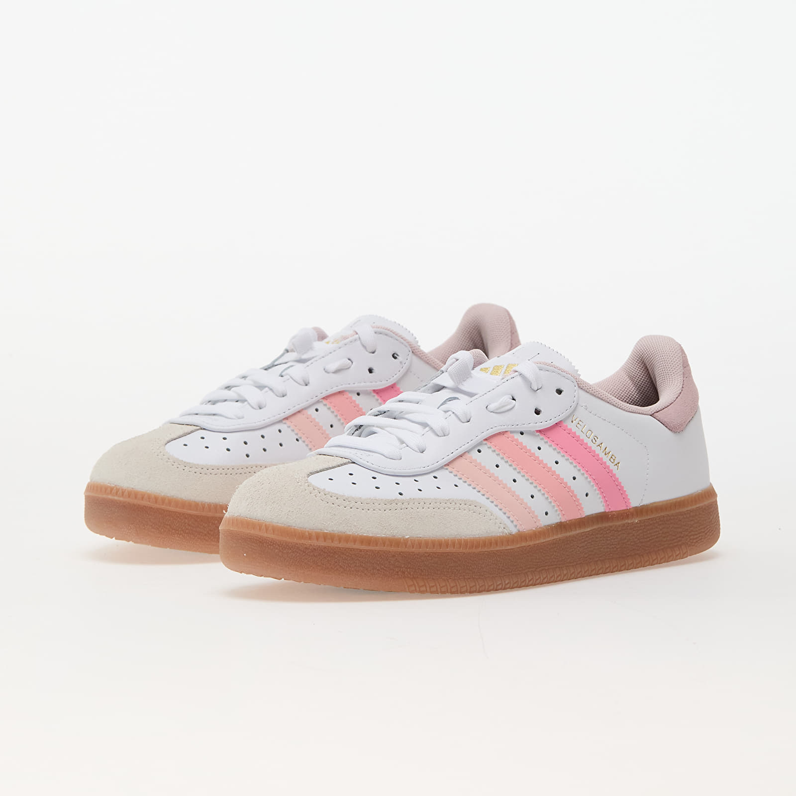 Schuhe adidas Velosamba Leather Ftw White/ Sanpin/ Gold Metallic