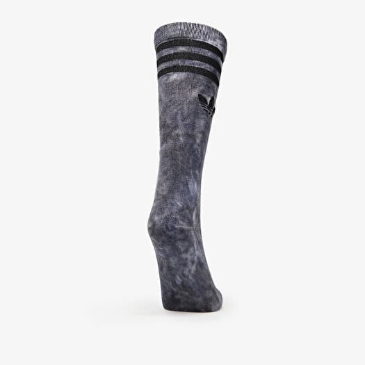 Adidas Tie Dye Crew Socks 2 Pack Black XL