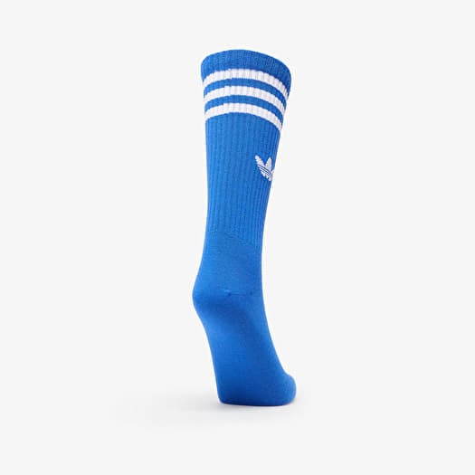Calzetti adidas High Solid Crew Sock 3 Pack Blue Green Spark Footshop