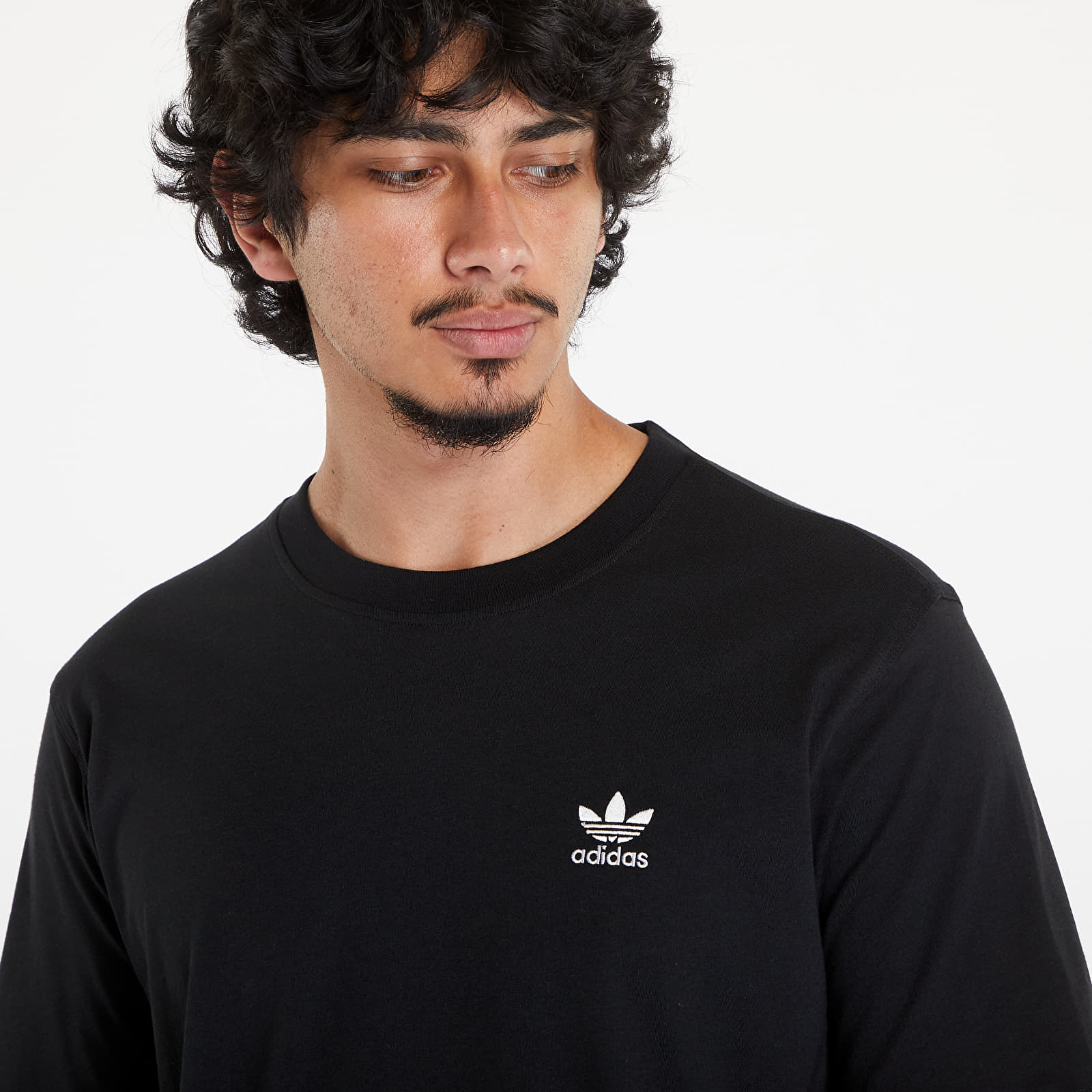 Pólók adidas Trefoil Essentials Tee Black