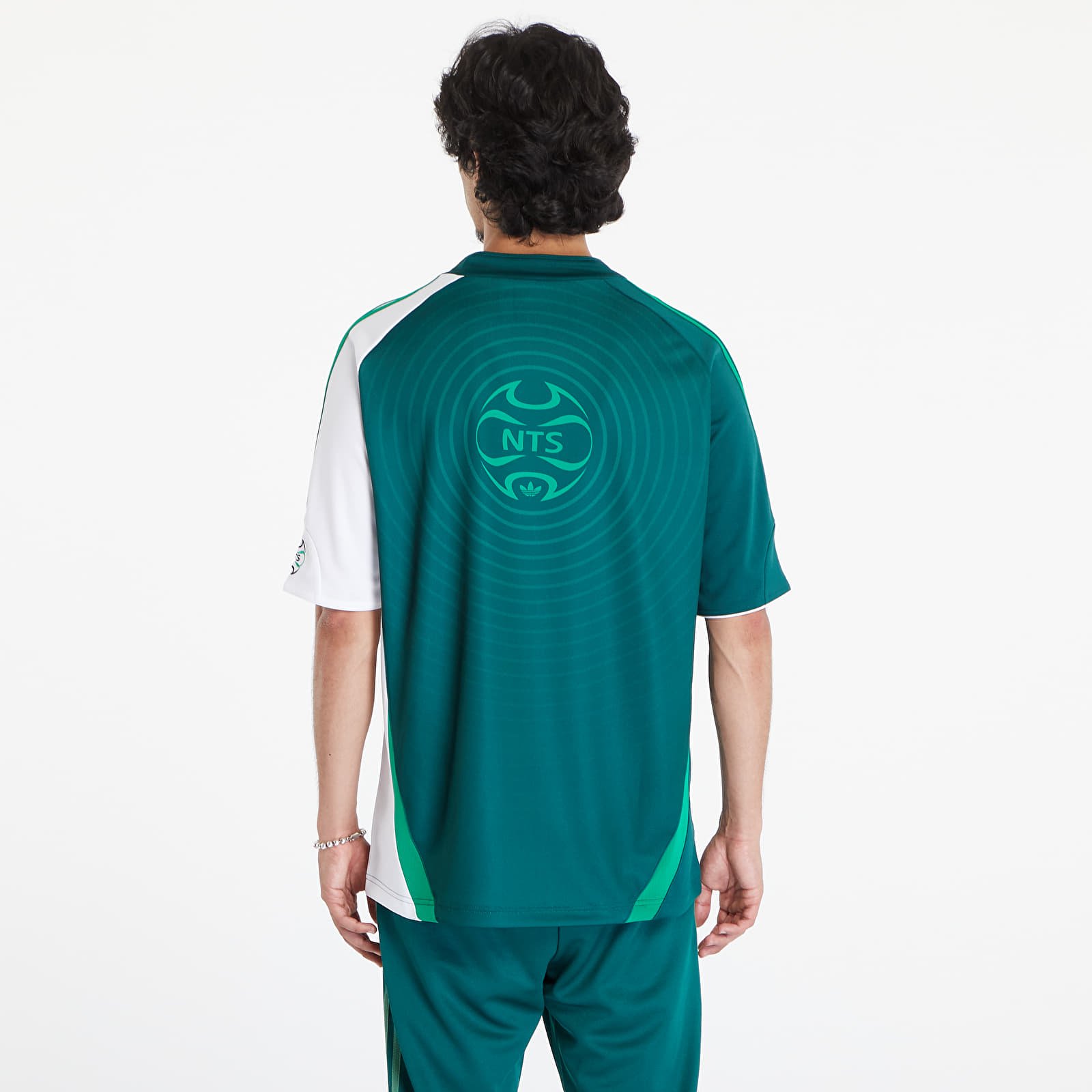 Koszulki adidas x NTS Radio Jersey 2 Collegiate Green/ White