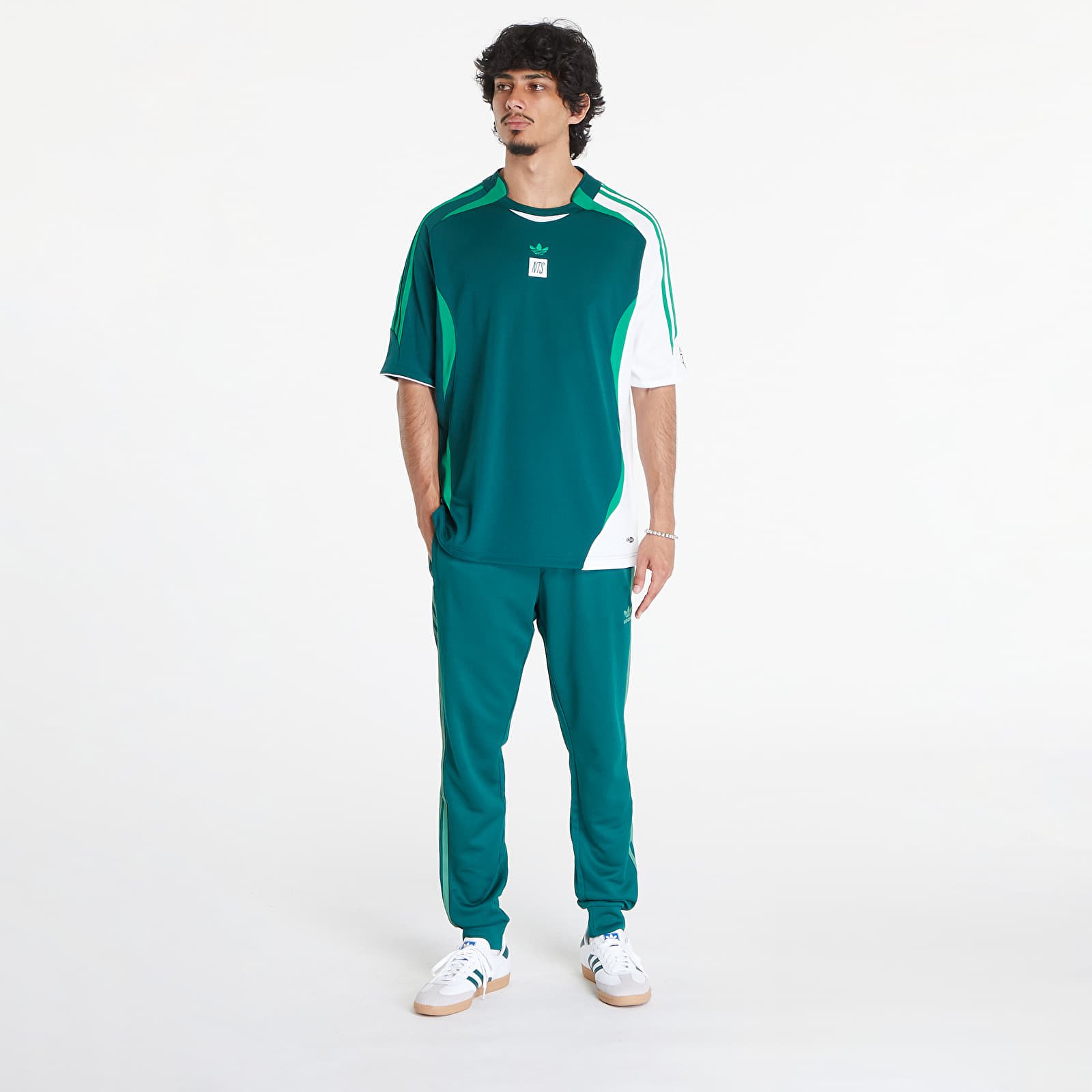 Koszulki adidas x NTS Radio Jersey 2 Collegiate Green/ White