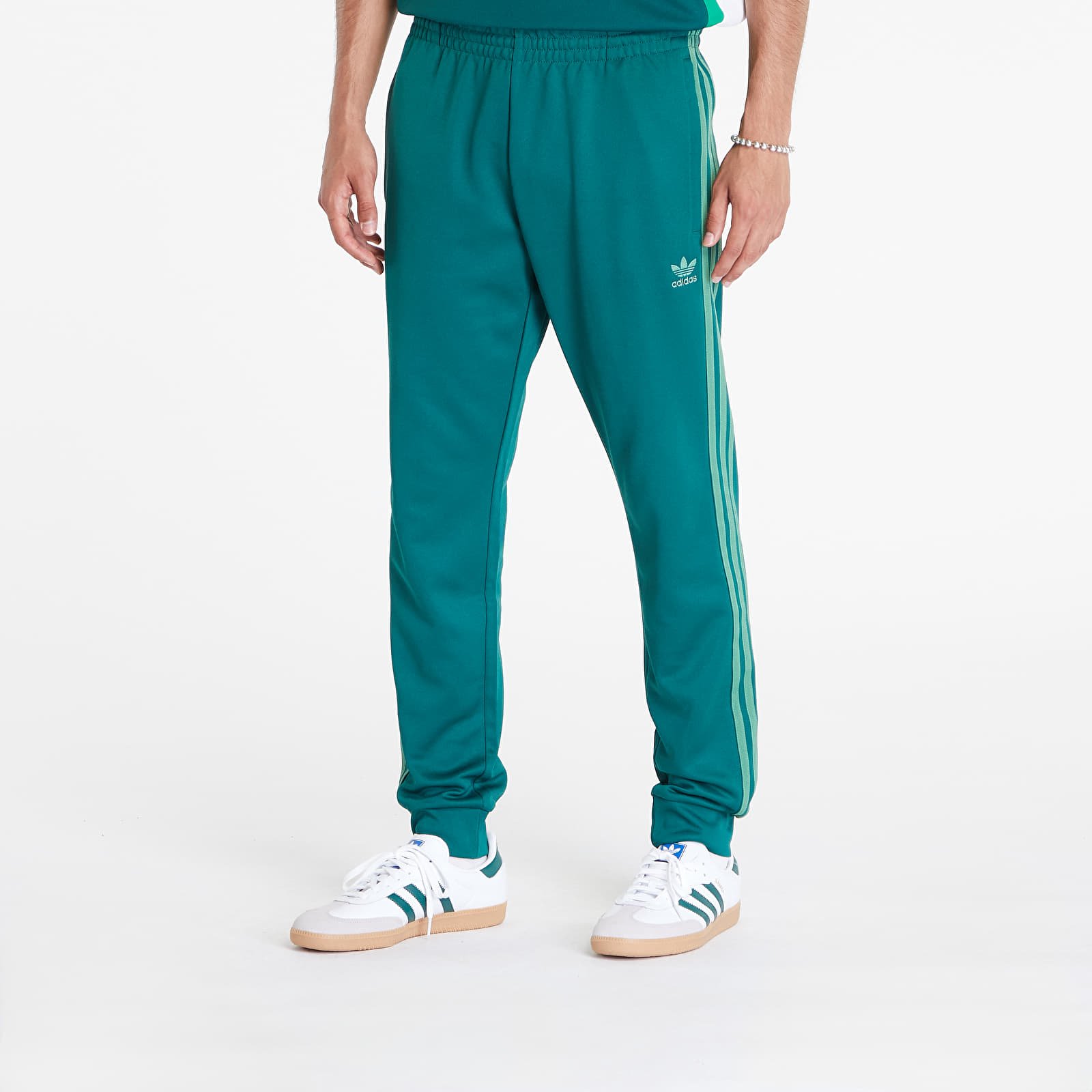 Jogger Pants adidas Adicolor Classics Sst Track Pant Collegiate Green / Preloved Green