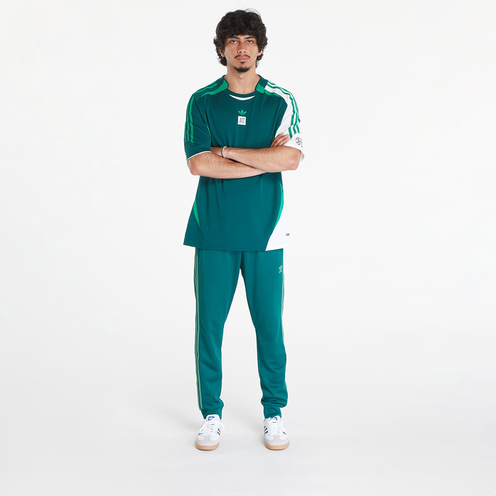 Jogger Pants adidas Adicolor Classics Sst Track Pant Collegiate Green / Preloved Green