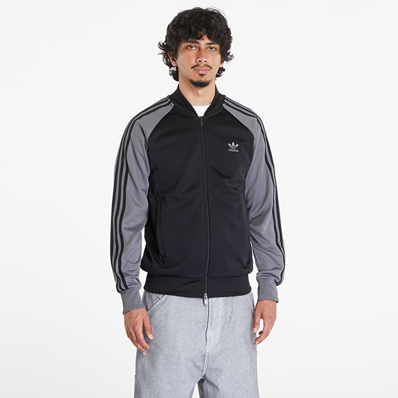 adidas Sst Track Top Black/ Grey Four
