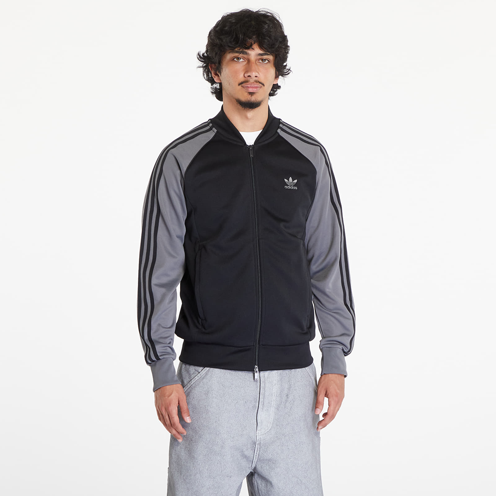 Bluzy adidas Sst Track Top Black/ Grey Four