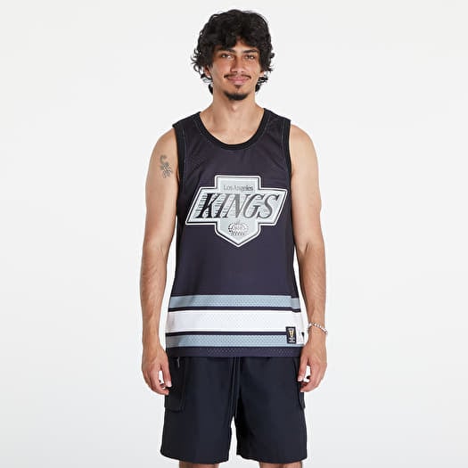 Top na ramiączkach Mitchell & Ness NHL Jersey Logo Tank Vintage Logo Los Angeles Kings Black