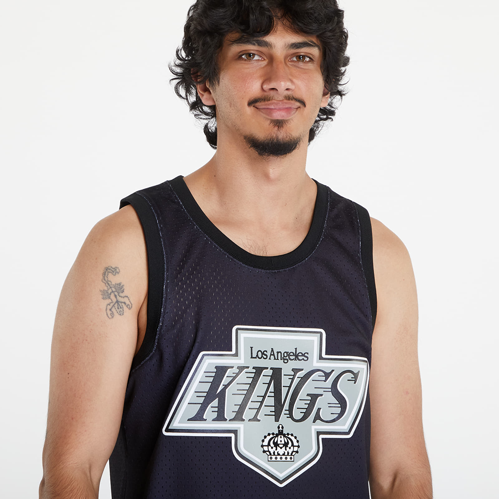 Koszulki na ramiączkach Mitchell & Ness NHL Jersey Logo Tank Vintage Logo Los Angeles Kings Black