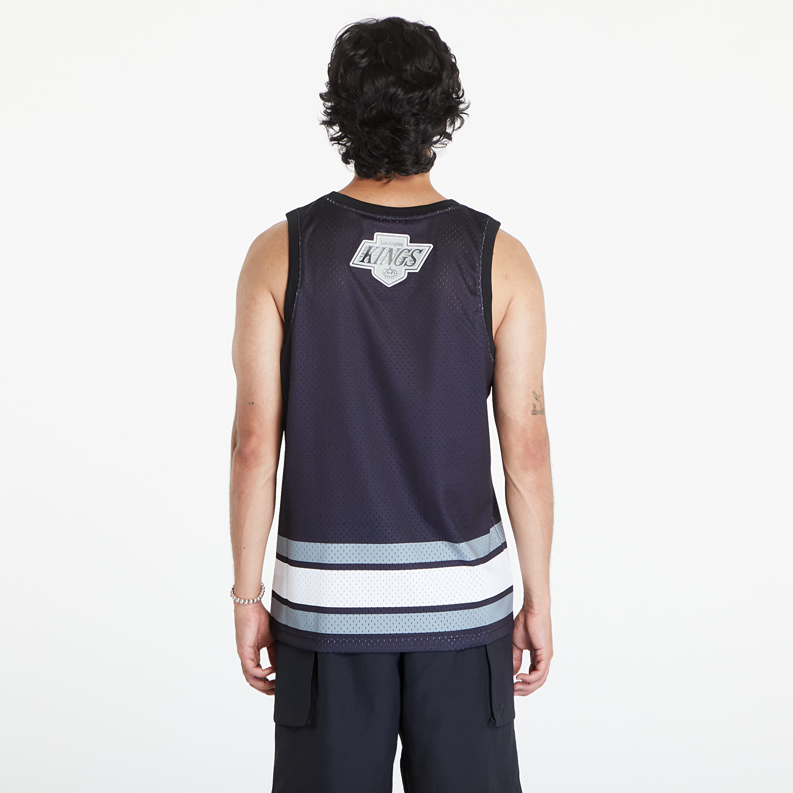 Koszulki na ramiączkach Mitchell & Ness NHL Jersey Logo Tank Vintage Logo Los Angeles Kings Black