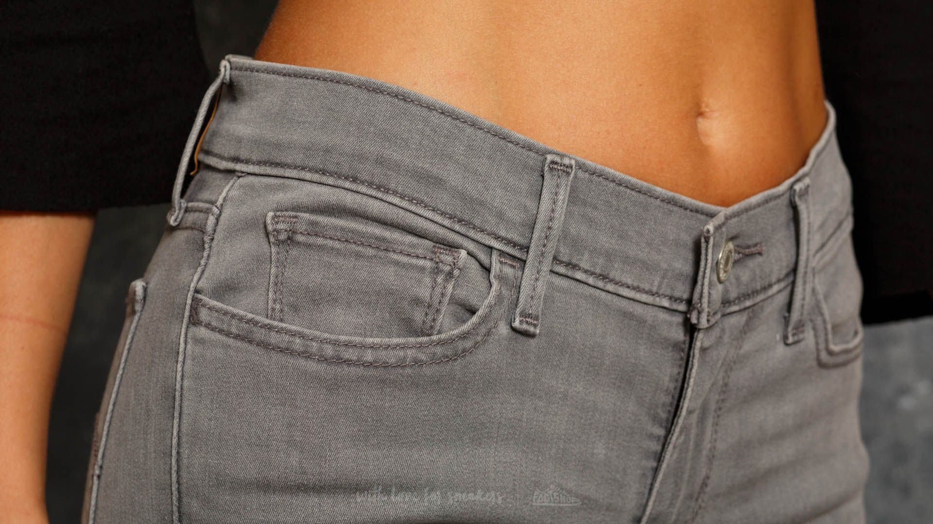 Džínsy a nohavice Levi's® 710 Super Skinny Jeans Grey Area