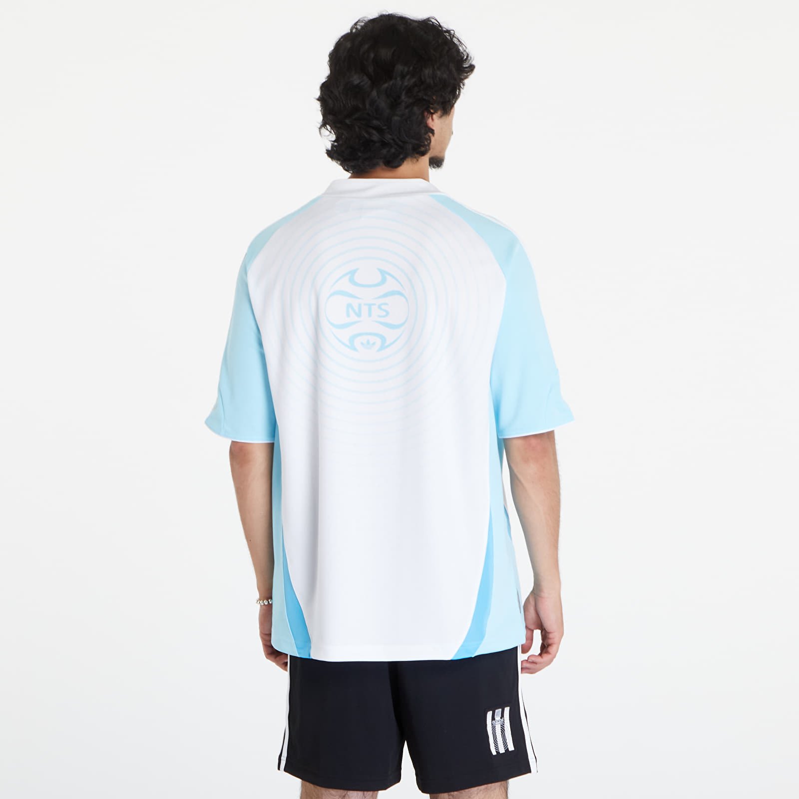 Pólók adidas x NTS Radio Jersey Bliss blue