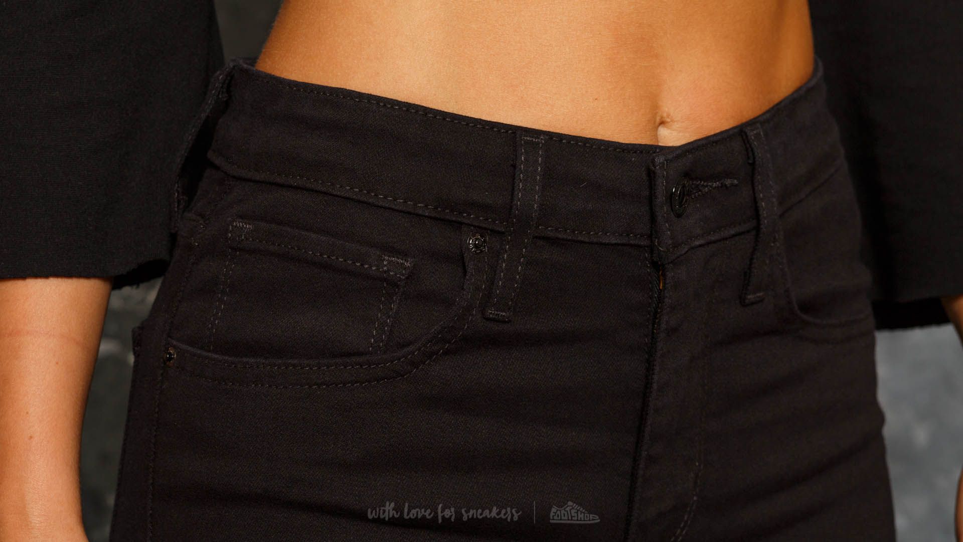 Pants and jeans Levi s 721 High Rise Skinny Jeans Black Sheep Footshop