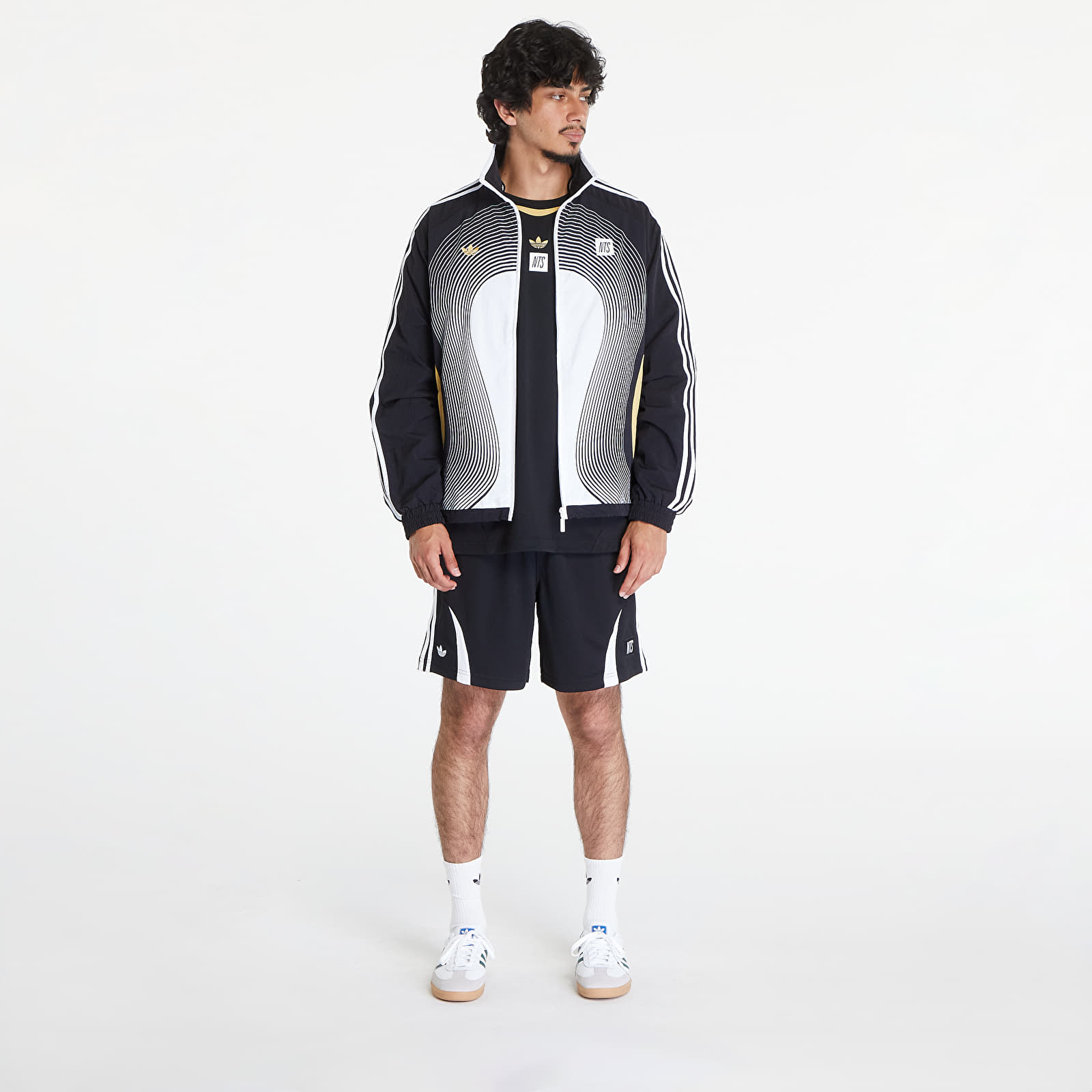 Jackets adidas x NTS Radio Allover Print Tracktop Black