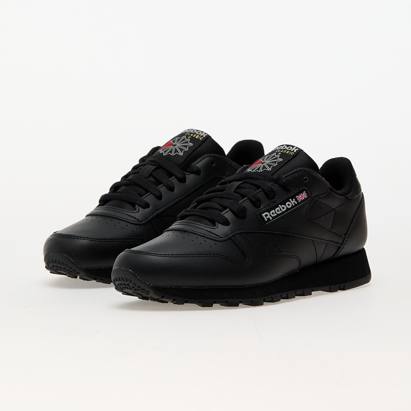 Női cipők Reebok Classic Leather Core Black/ Core Black/ Pure Grey 5