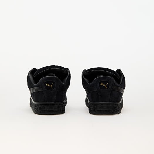 Puma black on black shoes best sale