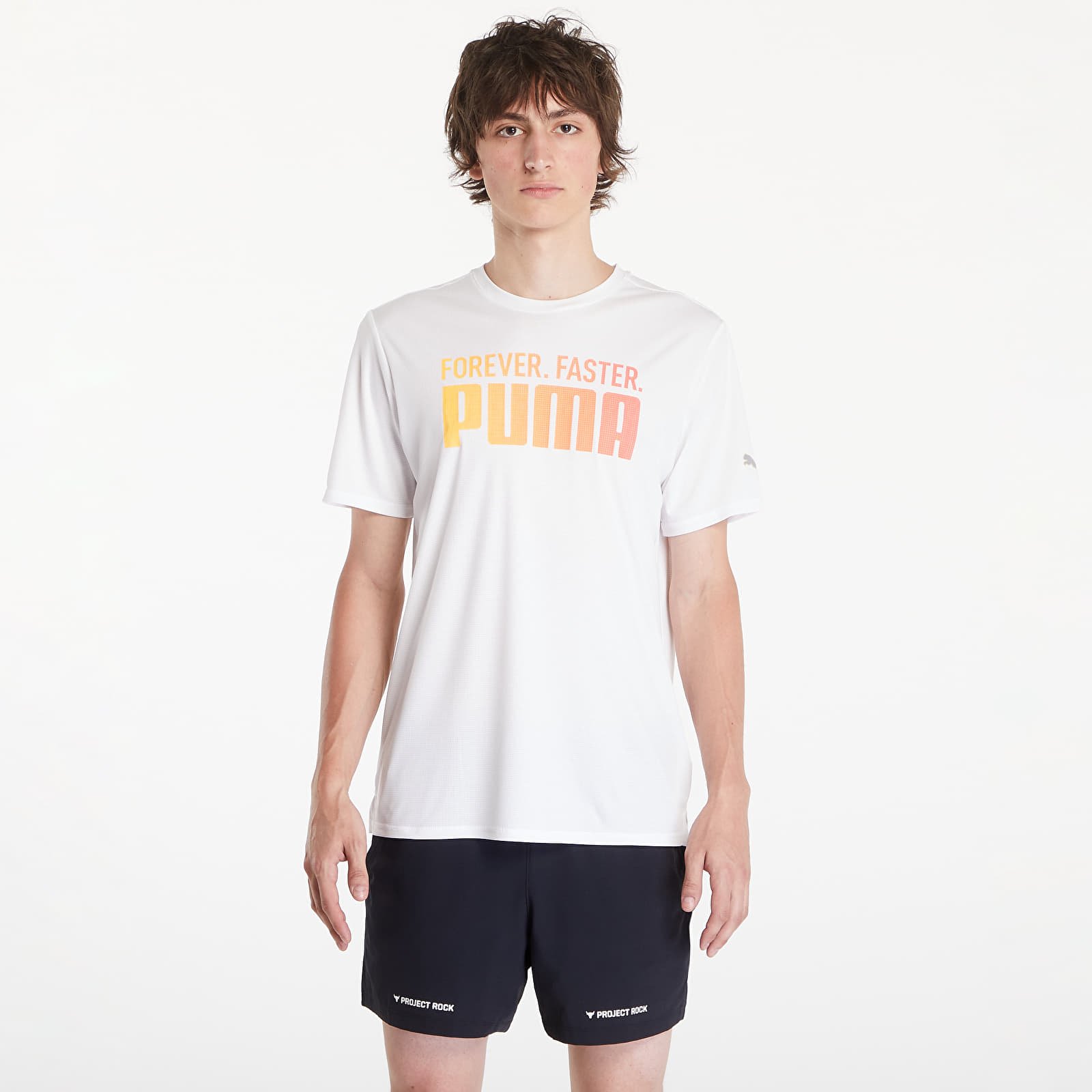 T-shirty męskie PUMA Run Favorties Forever Faster Tee M White