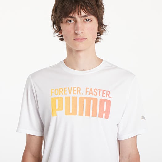 Men's T-shirts PUMA Run Favorties Forever Faster Tee M White