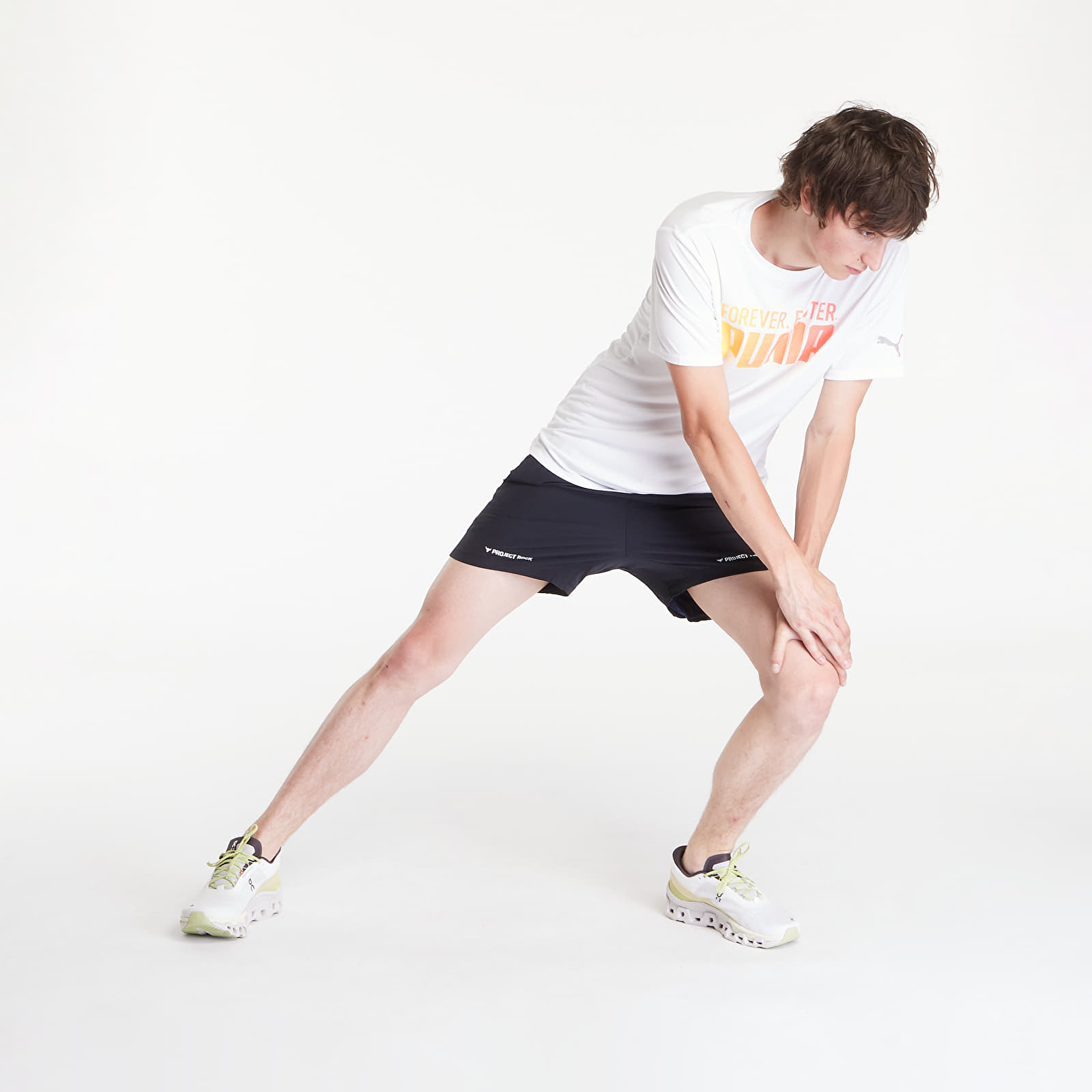 T-shirty męskie PUMA Run Favorties Forever Faster Tee M White