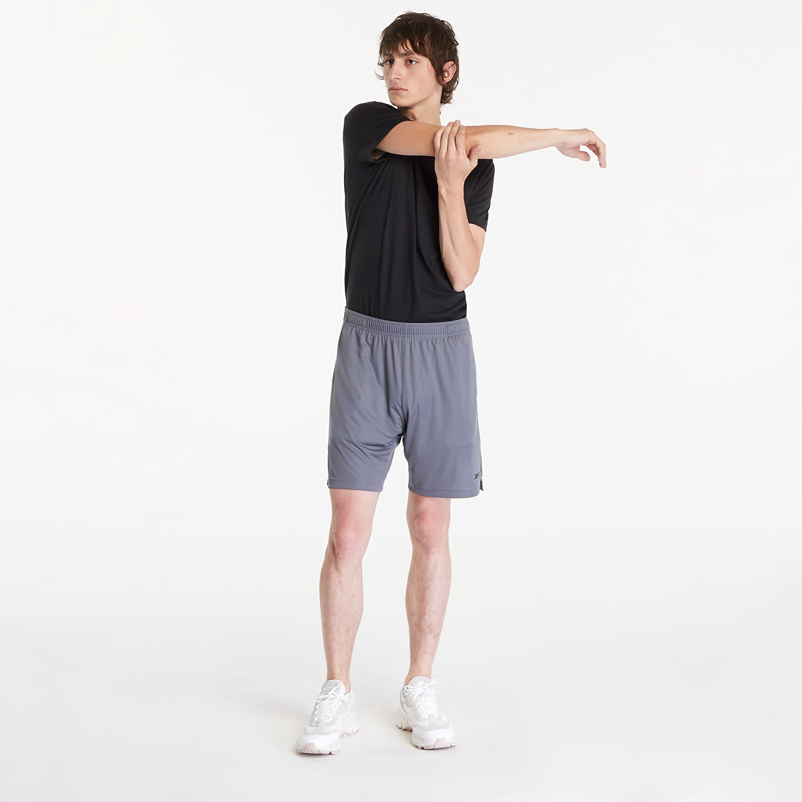 Pantaloncini uomo Reebok Comm Knit Short Grey