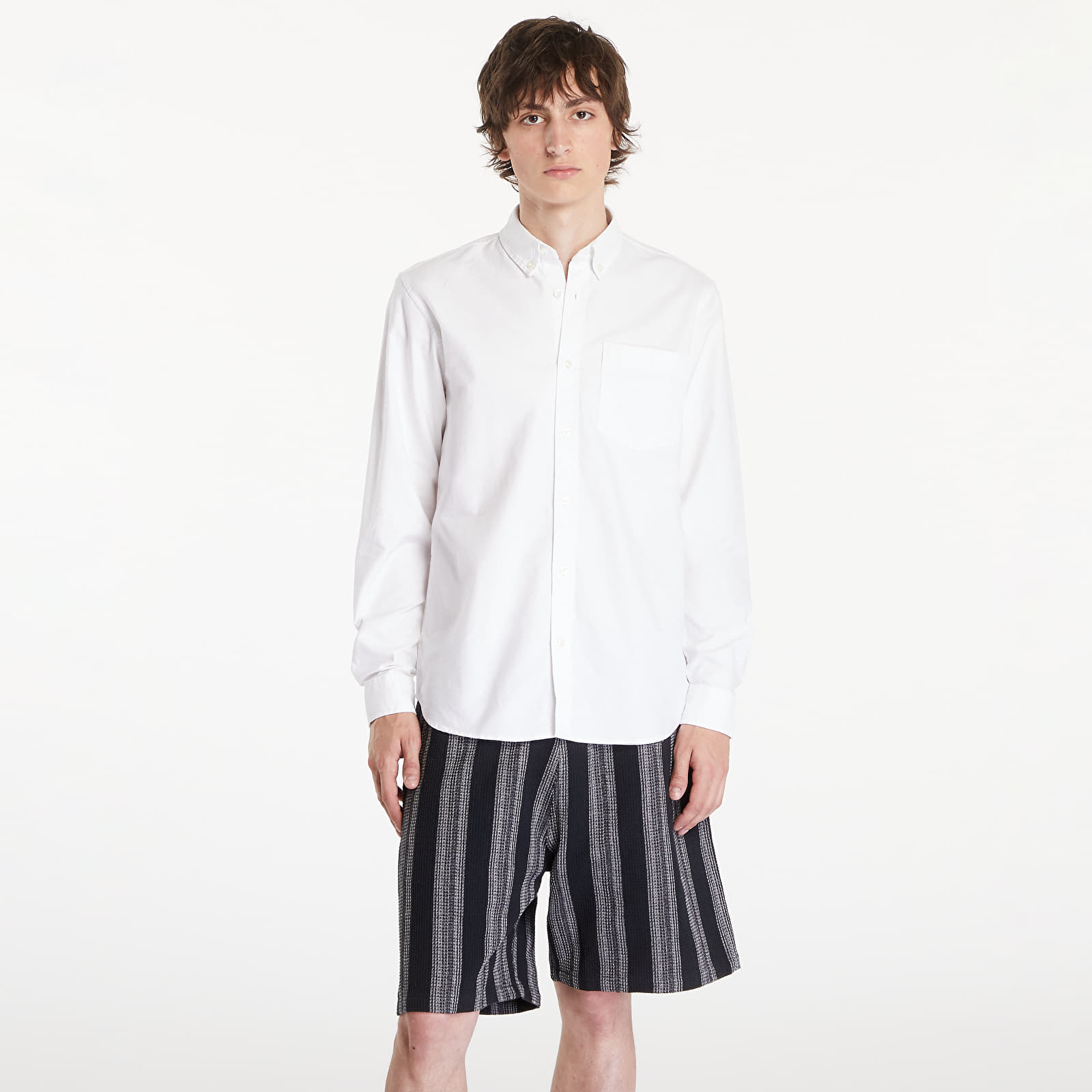 Cămăși Carhartt WIP Long Sleeve C-Logo Shirt UNISEX White/ White