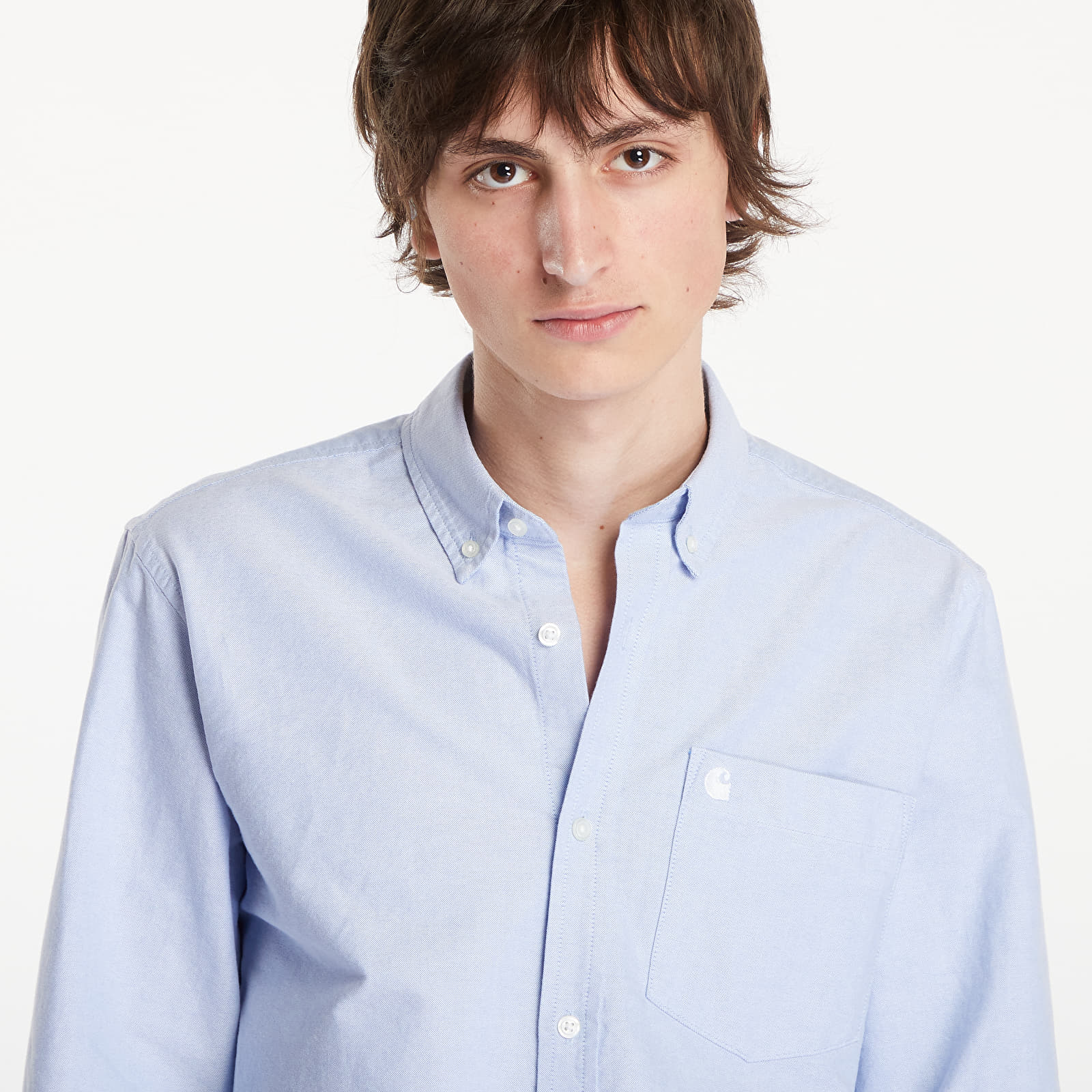 Ingek Carhartt WIP Long Sleeve C-Logo Shirt UNISEX Bleach/ White