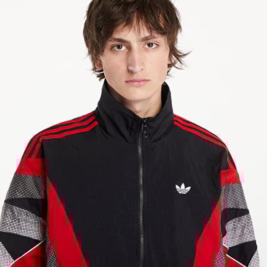 Adidas europa black and red track top online