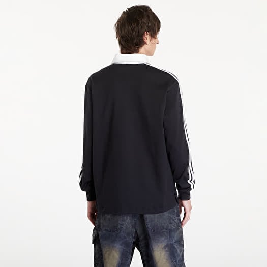 T-shirts adidas Adicolor Rugby Polo Shirt Black (IZ4806) | Footshop