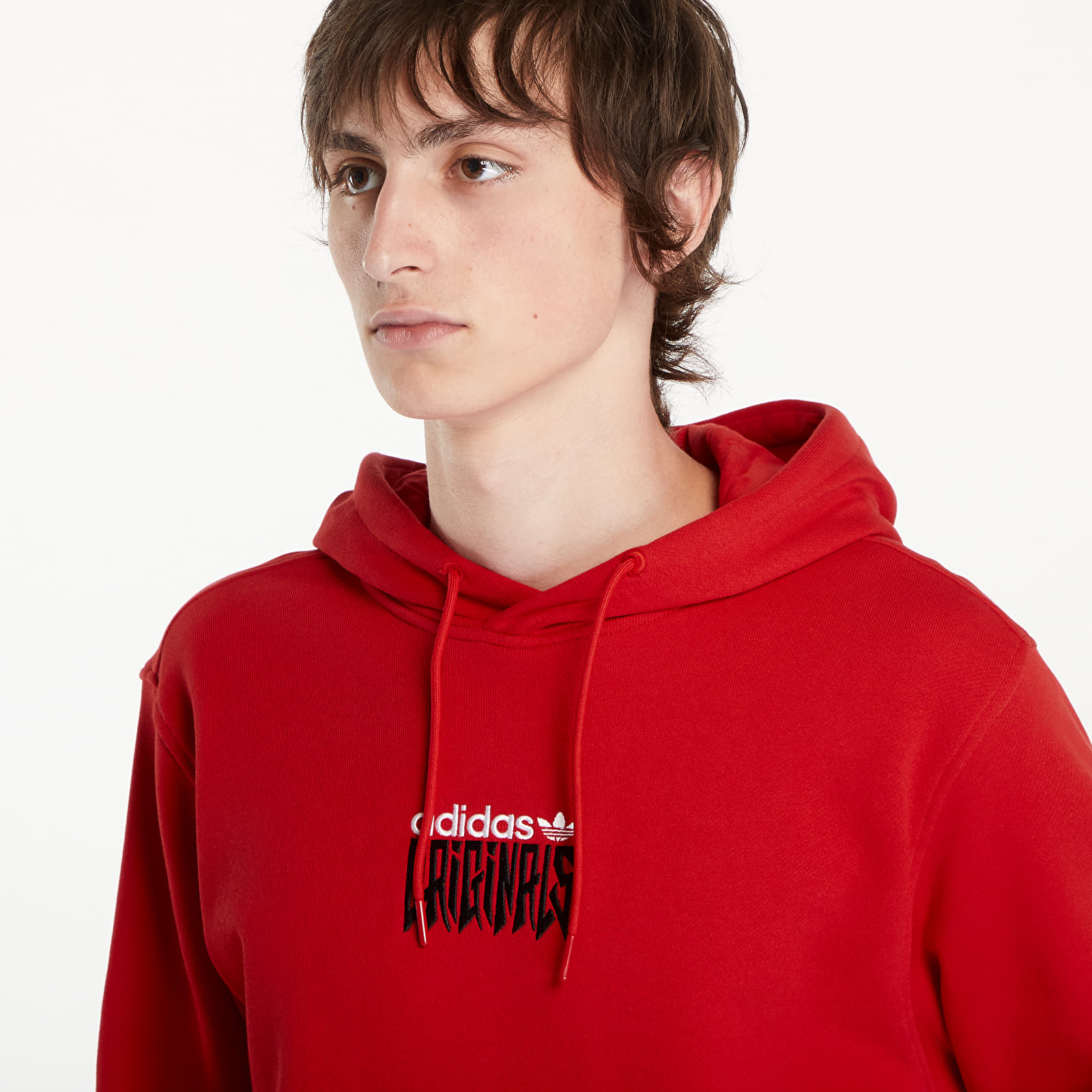 Mikinas ar kapuci un sporta krekli adidas Graphic Hoodie Better Scarlet