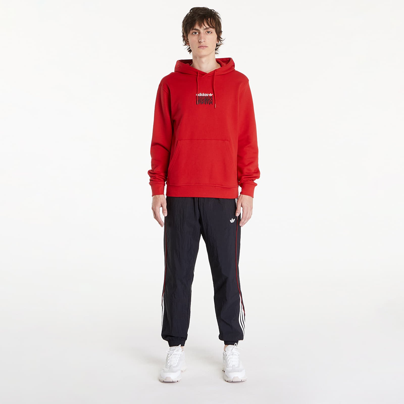 Mikinas ar kapuci un sporta krekli adidas Graphic Hoodie Better Scarlet