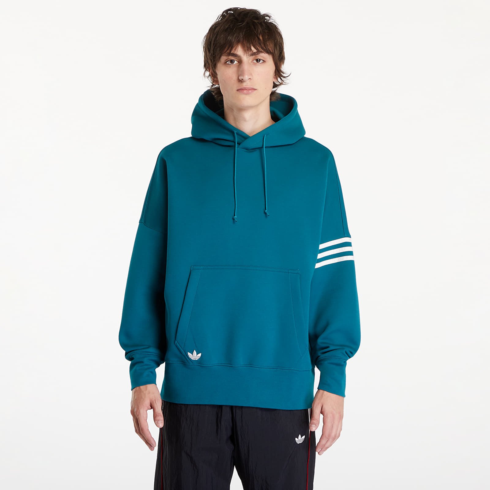 Kapucnis pulóverek és pulcsik adidas Neuclassics Hoodie Legacy Teal