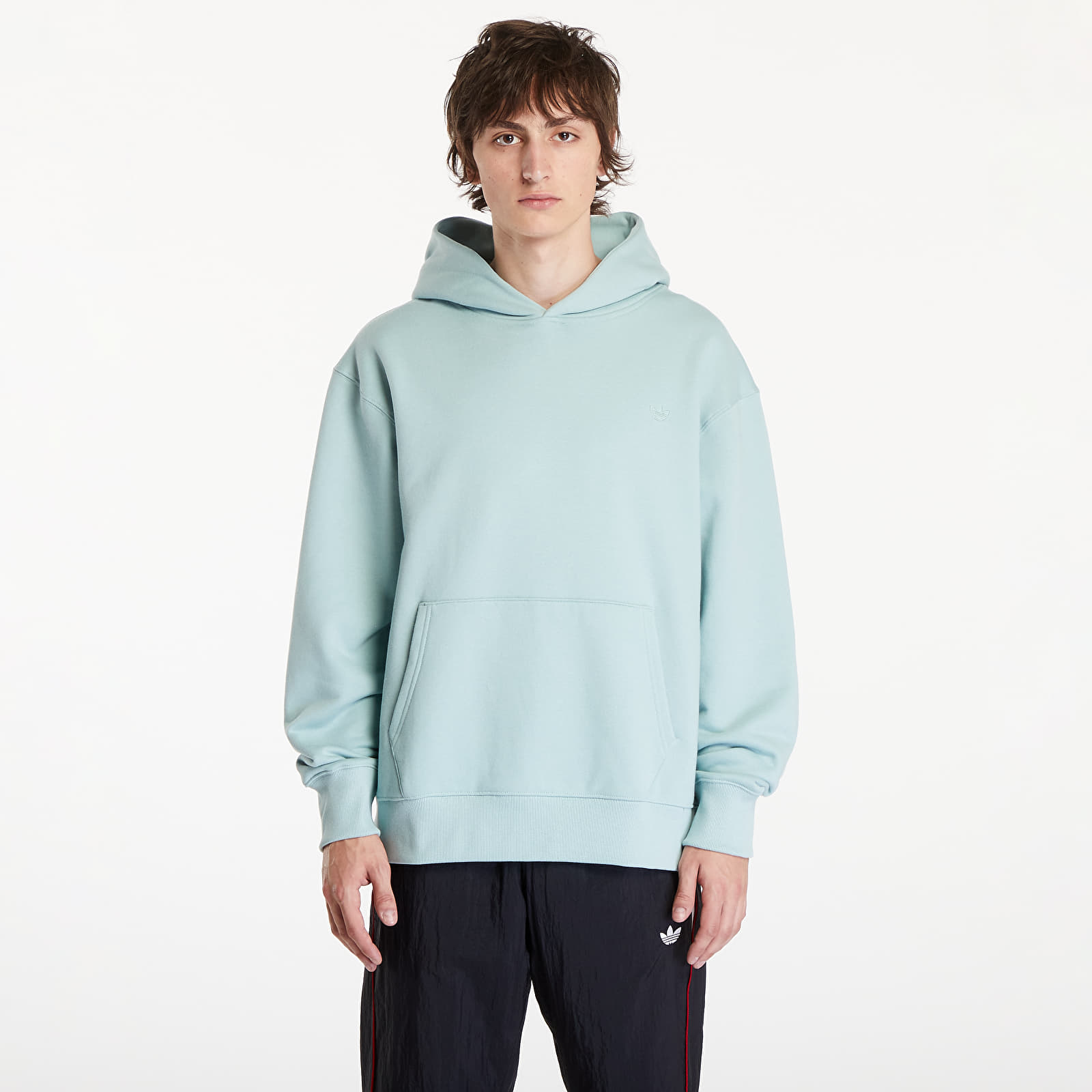 Mikiny adidas Premium Essentials Hoodie Hazy Green